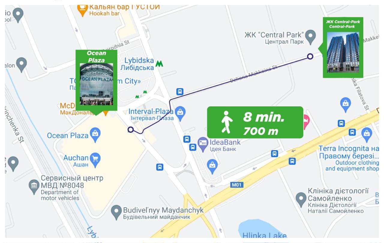 Petrovdom Apartaments 11-212 In Rc Central Park, 7 John Mccain Street Kijev Kültér fotó